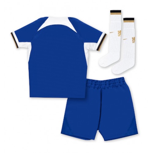 Maillot de foot Chelsea Domicile enfant 2023-24 Manches Courte (+ pantalon court)